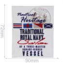 5x HKM Applicatie traditional royal navy 90x72mm 10232720