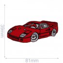 5x HKM Applicatie sportwagen 81x39mm rood 10224714