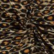 POLY VISCOSE JERSEY STOF DISCHARGE BEDRUKT PANTER 20103 Oranje 036