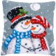 KRUISSTEEKKUSSEN KIT SNEEUWMANNEN PN-0190826
