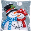 KRUISSTEEKKUSSEN KIT SNEEUWMANNEN PN-0190826