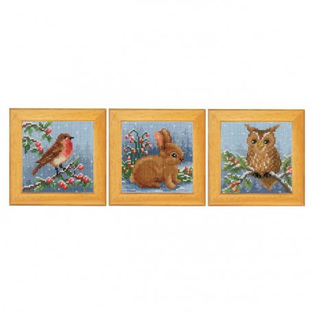 MINIATUUR KIT WINTERDIEREN SET VAN 3 PN-0143363