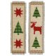 BLADWIJZER KIT GERUITE KERSTBOMEN SET VAN 2 PN-0147559