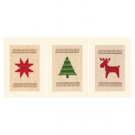 WENSKAART KIT KERSTMIS SET VAN 3 PN-0147557