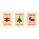 WENSKAART KIT KERSTMIS SET VAN 3 PN-0147557