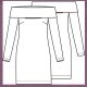 Stof voor jurk model 11A uit Knipmode oktober 2023 Tricot gemeleerd 205207 paars 5024