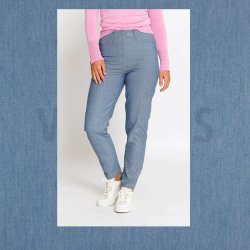 Jeans Denim Spijkerstof 4.5 ounz V 01785 blauw 002 gebleekt