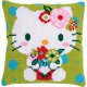 KRUISSTEEKKUSSEN KIT HELLO KITTY GREEN FLORAL PN-0205073