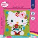 KRUISSTEEKKUSSEN KIT HELLO KITTY GREEN FLORAL PN-0205073