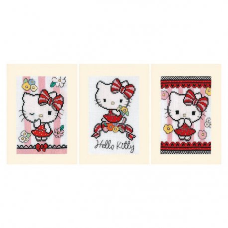 WENSKAART KIT HELLO KITTY FLOWER CUTENESS SET V 3  PN-0205310