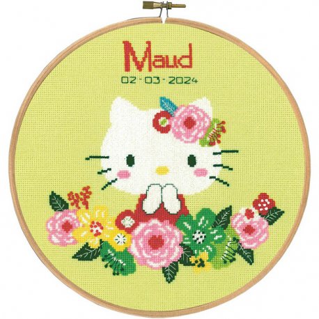 TELPAKKET KIT HELLO KITTY GREEN FLORAL PN-0205101
