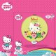 TELPAKKET KIT HELLO KITTY GREEN FLORAL PN-0205101