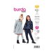 Burda patroon 9268 Jas en jas met Peter Pan kraag. Maat 104-134