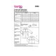 Burda patroon 9268 Jas en jas met Peter Pan kraag. Maat 104-134