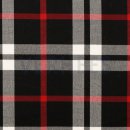 TARTAN Blok Stretch 03036V Zwart-wit-rood groot 010