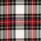 TARTAN Blok Stretch 03036V Zwart-wit-rood-geel 012