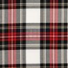 TARTAN Blok Stretch 03036V Zwart-wit-rood-geel 012