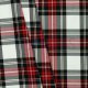 TARTAN Blok Stretch 03036V Zwart-wit-rood-geel 012
