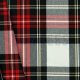 TARTAN Blok Stretch 03036V Zwart-wit-rood-geel 012