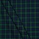 TARTAN Blok Stretch 03036V Zwart-blauw-groen smal 014