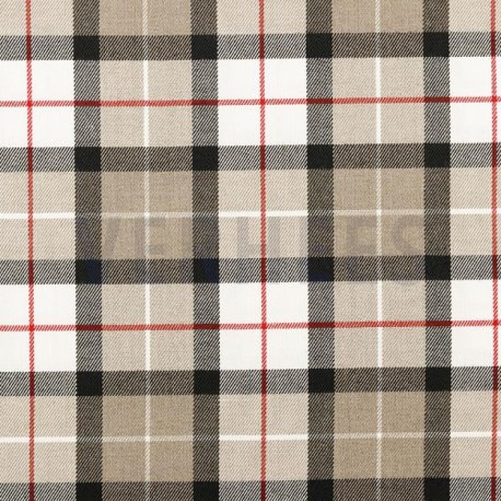 TARTAN Blok Stretch 03036V Taupe 019
