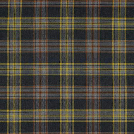 TARTAN Blok Stretch 03036V Grijs-Oker-Roest 055