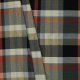 TARTAN Blok Stretch 03036V Grijs-Oranje-Zand 061