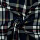 TARTAN Blok Stretch 03036V Navy-wit-Camel-Rood 064