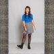 TARTAN Blok Stretch 03036V Navy-wit-Camel-Rood 064