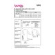 Burda 5859 Jurk en Top van Gebreid, jogging, jersey