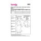 Burda 5863 Jurk en Blouse van katoen, crepe, viscose