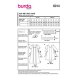 Burda 6014 Jurken van katoen, Viscose, Linnen of Stofmenging