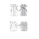 Burda 6014 Jurken van katoen, Viscose, Linnen of Stofmenging