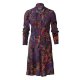 Burda 5885 jurkjes viscose , zijde, stofmenging