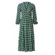 Burda 5885 jurkjes viscose , zijde, stofmenging