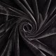 VELOURS STOF Stretch 200025 Zwart 5001