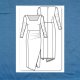 Stof voor jurk model 9 uit Knipmode november 2023 SATIJN STRETCH 205083 Petrol 5038