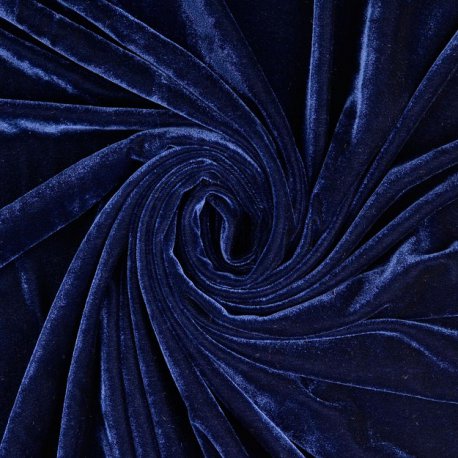 Velours Glans Kobalt