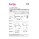 Burda 5948 Jurken van Viscose, Crepe, Mousseline