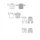 Burda 9246 Babysetjes van Jersey, tricot