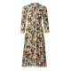 Burda 5983 Jurken van Viscose, Crepe, Stofmenging, Wol
