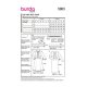 Burda 5983 Jurken van Viscose, Crepe, Stofmenging, Wol