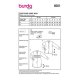 Burda 6001 Blouses van Katoen, Linnen, Viscose