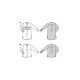 Burda 6001 Blouses van Katoen, Linnen, Viscose