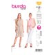 Burda 6001 Blouses van Katoen, Linnen, Viscose