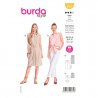 Burda 6003 Blouses van Katoen, Linnen, Viscose