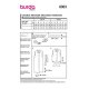 Burda 6001 Blouses van Katoen, Linnen, Viscose
