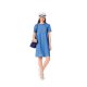 Burda 6039 Jurk en Blouse van Katoen, stofmenging,  Tencel