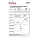 Burda 6039 Jurk en Blouse van Katoen, stofmenging,  Tencel