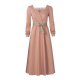 Burda 6042 Jurken van Jacquard, Taft, Duchesse